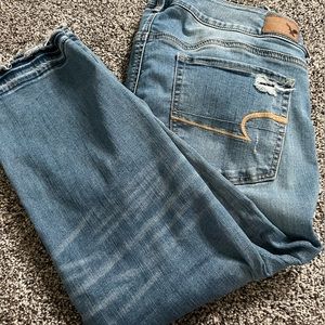 American Eagle Artist Crop Super Stretch Jeans 14